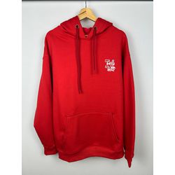 Moletom C/Capuz Quiksilver vermelho escrita no pei... - Atacado das Tailandesas
