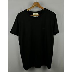 Camisa Peruana Gucci Preta Escrita No Peito pequen - Atacado das Tailandesas