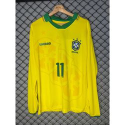 Camisa Retrô Brasil Manga Longa 1993 (NACIONAL PRE... - Atacado das Tailandesas