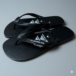Chinelo Quicksilver Preto Tres Ondas - Atacado das Tailandesas