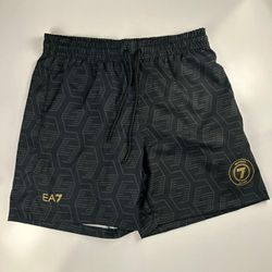 Bermuda Tactel Armani EA7 Preta - Atacado das Tailandesas