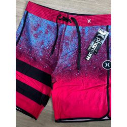 Bermuda Phantom hurley Azul/Rosa - Atacado das Tailandesas