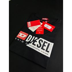 Camisa Malha Chinesa Diesel Living Preta - Atacado das Tailandesas