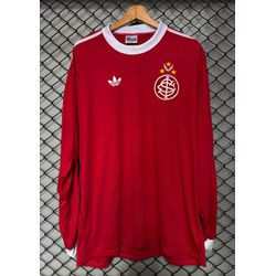 Camisa Internacional Vermelha Longa 1980 Falcão º5... - Atacado das Tailandesas
