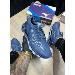 Tênis Mizuno Wave Prophecy 14 Azul Marinho - Atacado das Tailandesas