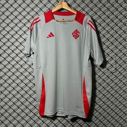 Camisa Internacional de treino cinza 25/26 Fan Lis - Atacado das Tailandesas