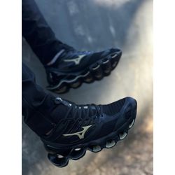 Tênis Mizuno Wave Prophecy 13-S Preto/Pálido - Atacado das Tailandesas