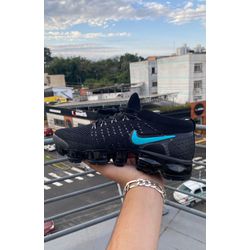  Nike VaporMax 2.0 - Preto Nike/Azul - Atacado das Tailandesas