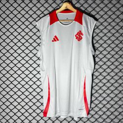Camisa Internacional regata Branco 25/26 - Atacado das Tailandesas
