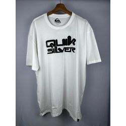 Camisa Quiksilver Branca Escrita - Atacado das Tailandesas