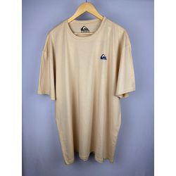 Camisa Quiksilver Bege Desenho Nas Costas - Atacado das Tailandesas