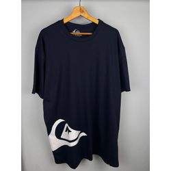 Camisa quiksilver desenho lateral azul marinho - Atacado das Tailandesas