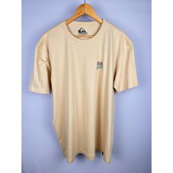 Camisa Quiksilver Bege Escrita Nas Costas - Atacado das Tailandesas