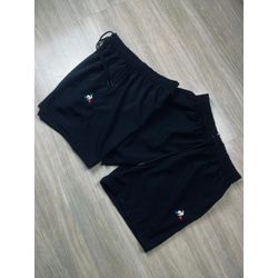 Bermuda Tactel Preta Le Coq Simbolo Sem Escrita- V... - Atacado das Tailandesas