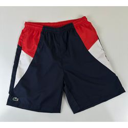 Bermuda Tactel Lacoste Azul Marinho detalhe Vermel... - Atacado das Tailandesas