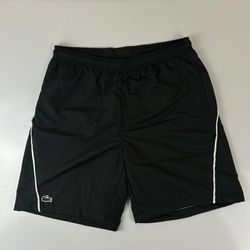 Bermuda Tactel Lacoste Preta Forrada - Atacado das Tailandesas