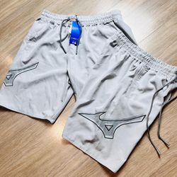 Bermuda Tactel mizuno desenho Off White - Atacado das Tailandesas