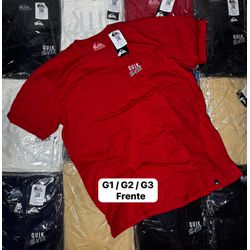 Camisa Quiksilver Vermelha Escrita Nas Costas Verm... - Atacado das Tailandesas