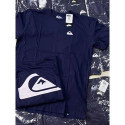 Camisa Quiksilver Azul Marinho Desenho Nas costas - Atacado das Tailandesas