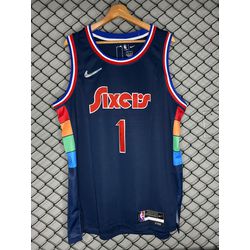Regata Nba Philadelphia 76ers Azul Escuro 1 Harden... - Atacado das Tailandesas