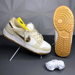 Tênis Nike SB Dunk Low - Bege/Ouro - Atacado das Tailandesas