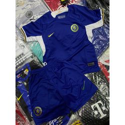 Conjunto Infantil Chelsea 24/25 home fan lisa - Atacado das Tailandesas