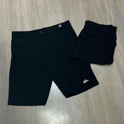Bermuda Walker Quiksilver Com Simbolo Bordado Pret - Atacado das Tailandesas