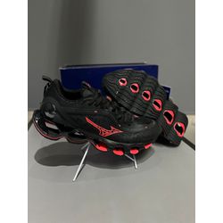 Tênis Mizuno Wave Prophecy 13 Preto/ Vermelho - Atacado das Tailandesas