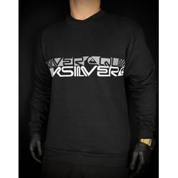 Moletom s/capuz preto quiksilver - Atacado das Tailandesas