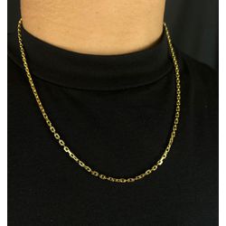 Corrente Elo Cadeado 5mm 60cm - Atacado das Tailandesas