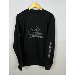 Moletom S/ Capuz - Quiksilver Preto - Atacado das Tailandesas