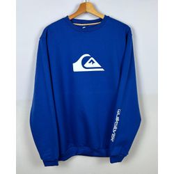 Moletom S/ Capuz - Quiksilver Azul - Atacado das Tailandesas