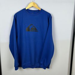 Moletom S/ Capuz - Quiksilver Azul - Atacado das Tailandesas