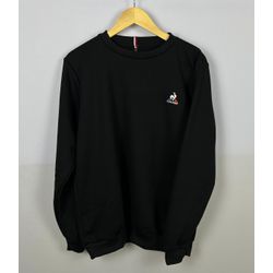 Moletom S/ Capuz - Le Coq Sportif Preto - Atacado das Tailandesas