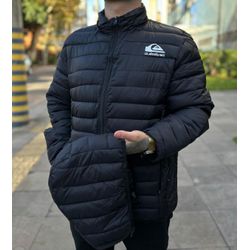 Bobojaco Quiksilver preta /com escrita no peito - Atacado das Tailandesas