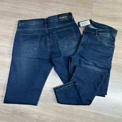 Calça Jeans Armani azul escuro - Atacado das Tailandesas