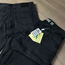Calça Jeans Lacoste Cinza Stone - Atacado das Tailandesas