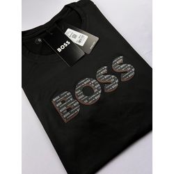 Camisa Peruana Boss Porsche Preta Escrita - Atacado das Tailandesas
