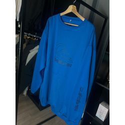 Moletom S/ Capuz - Quiksilver Azul - Atacado das Tailandesas