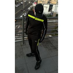Conjunto Termo Dry Mizuno Preto/Verde - Atacado das Tailandesas