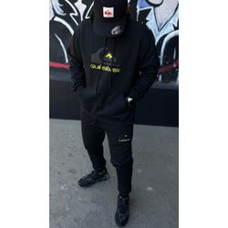 Conjunto Moletom Quiksilver C/Capuz Preto/Verde - Atacado das Tailandesas