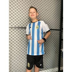 Conjunto Infantil Argentina 23/24 Home - Atacado das Tailandesas