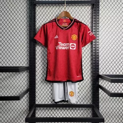 Conjunto Infantil MANCHESTER UNITED 23/24 HOME FAN... - Atacado das Tailandesas