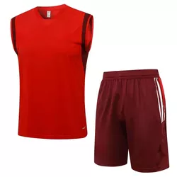 Conjunto Bermuda+Regata Internacional Vermelho - Atacado das Tailandesas