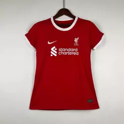 Camisa Liverpool feminina 23/24 Home Fan Lisa - Atacado das Tailandesas