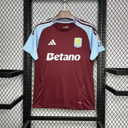 Camisa Aston Villa 24/25 home Fan Lisa - Atacado das Tailandesas