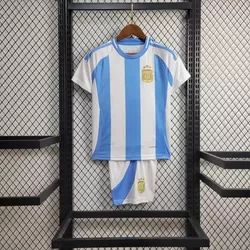 Conjunto Infantil Argentina 24/25 Home Fan Lisa - Atacado das Tailandesas