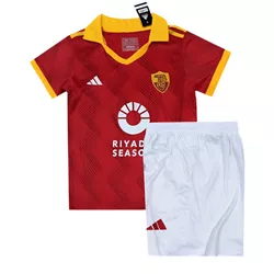 Conjunto Infantil Roma 24/25 home fan lisa - Atacado das Tailandesas