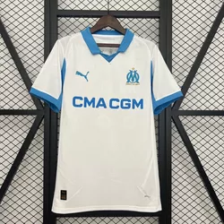 Camisa Olympique de Marseille 25/26 Home Fan Lisa - Atacado das Tailandesas