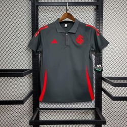 Camisa - Internacional - 25/26 - Cinza - Polo - Atacado das Tailandesas